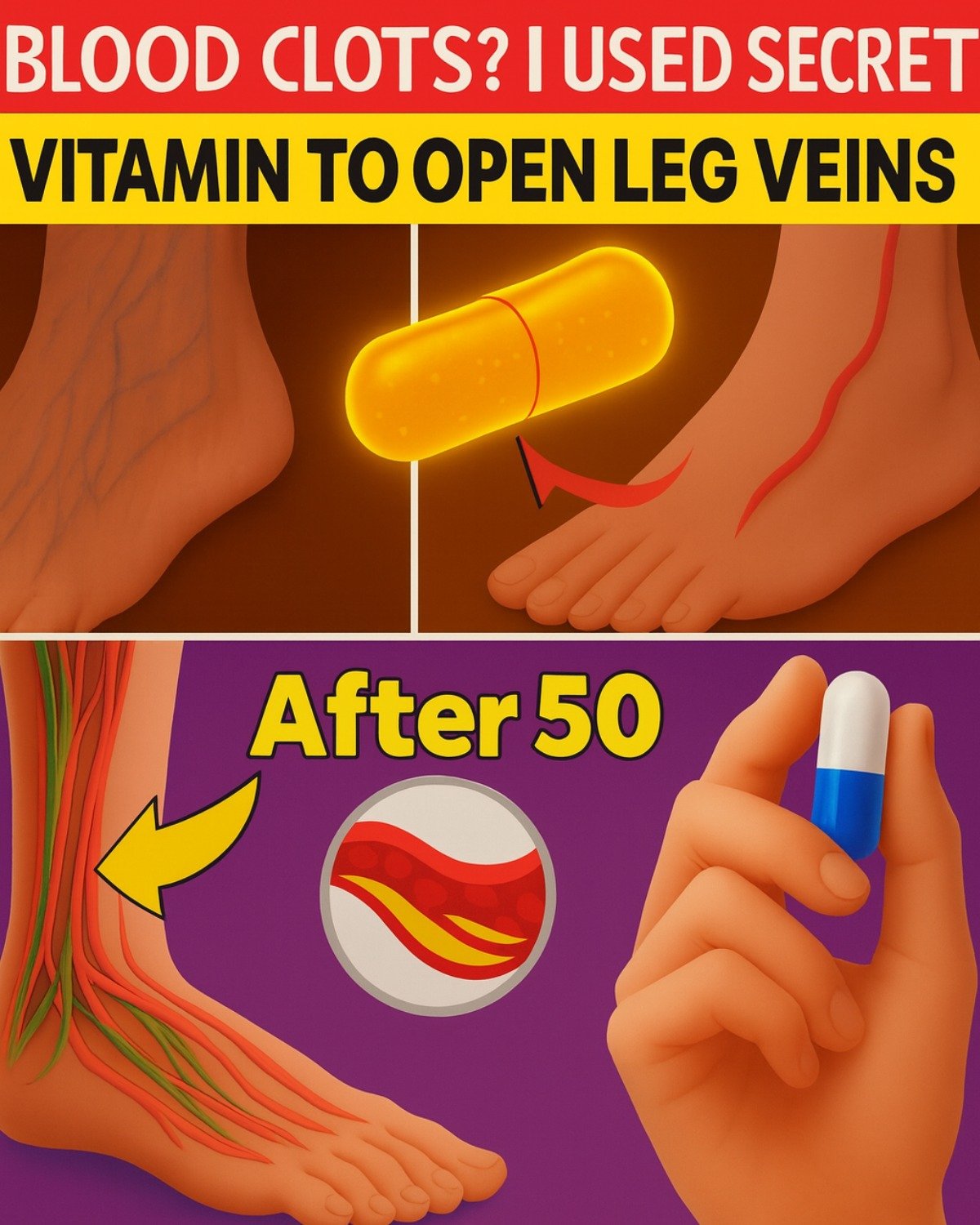 This Vitamin May Support Blood Flow and Ease Clot Risks in Seniors’ Legs – Essential Insights!