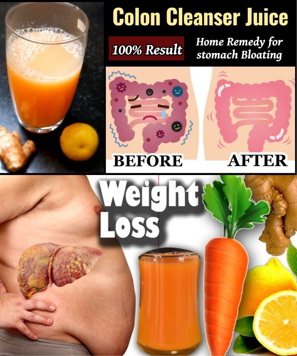 She Went From Barely Walking to Running Like a Teenager! Cleanse Your Intestines & Liver with Ginger, Lemon & Carrot