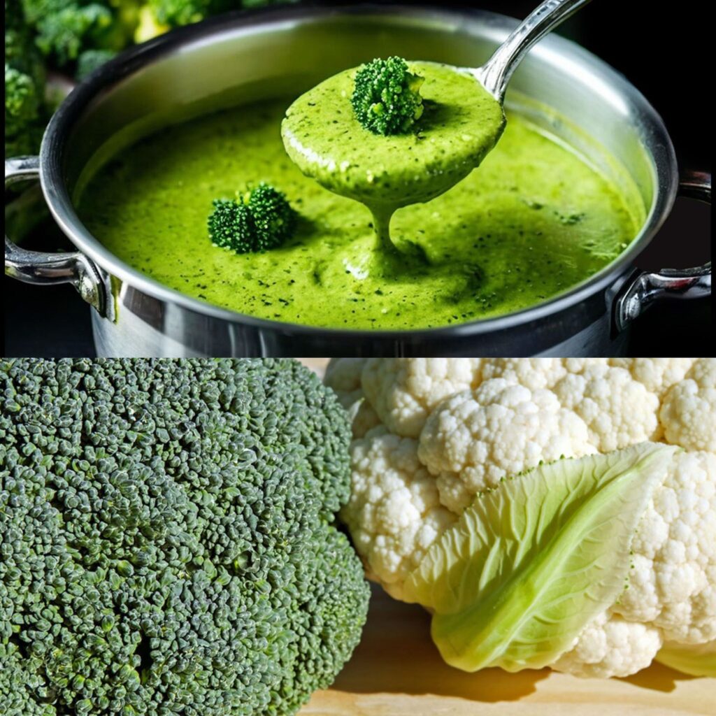 🥦 Broccoli & Cauliflower Soup – A Healing Recipe for Your Stomach!🔥