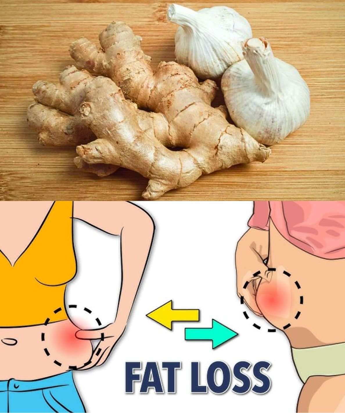 🧄🌿 Mix Garlic with Ginger: A Natural Way to Support Belly Fat Loss