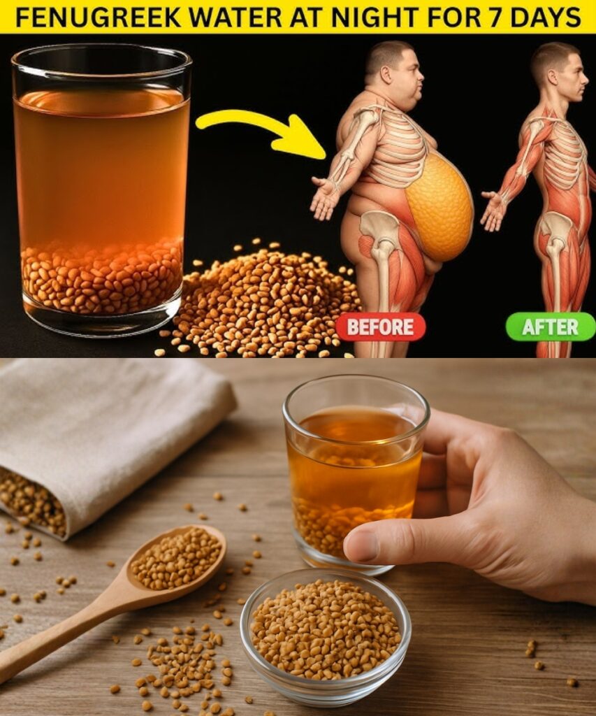 Drink Fenugreek Water at Night for 7 Days — Blood Sugar & Belly? (Doctors Never Say)
