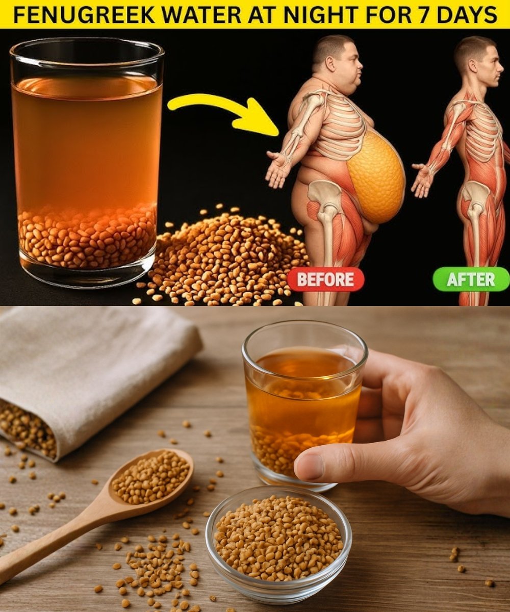 Drink Fenugreek Water at Night for 7 Days — Blood Sugar & Belly? (Doctors Never Say)