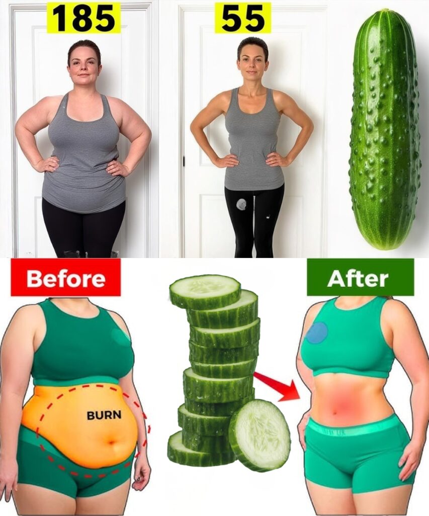 🥒 How to Lose Weight with Cucumber! Simple & Quick Morning Recipe