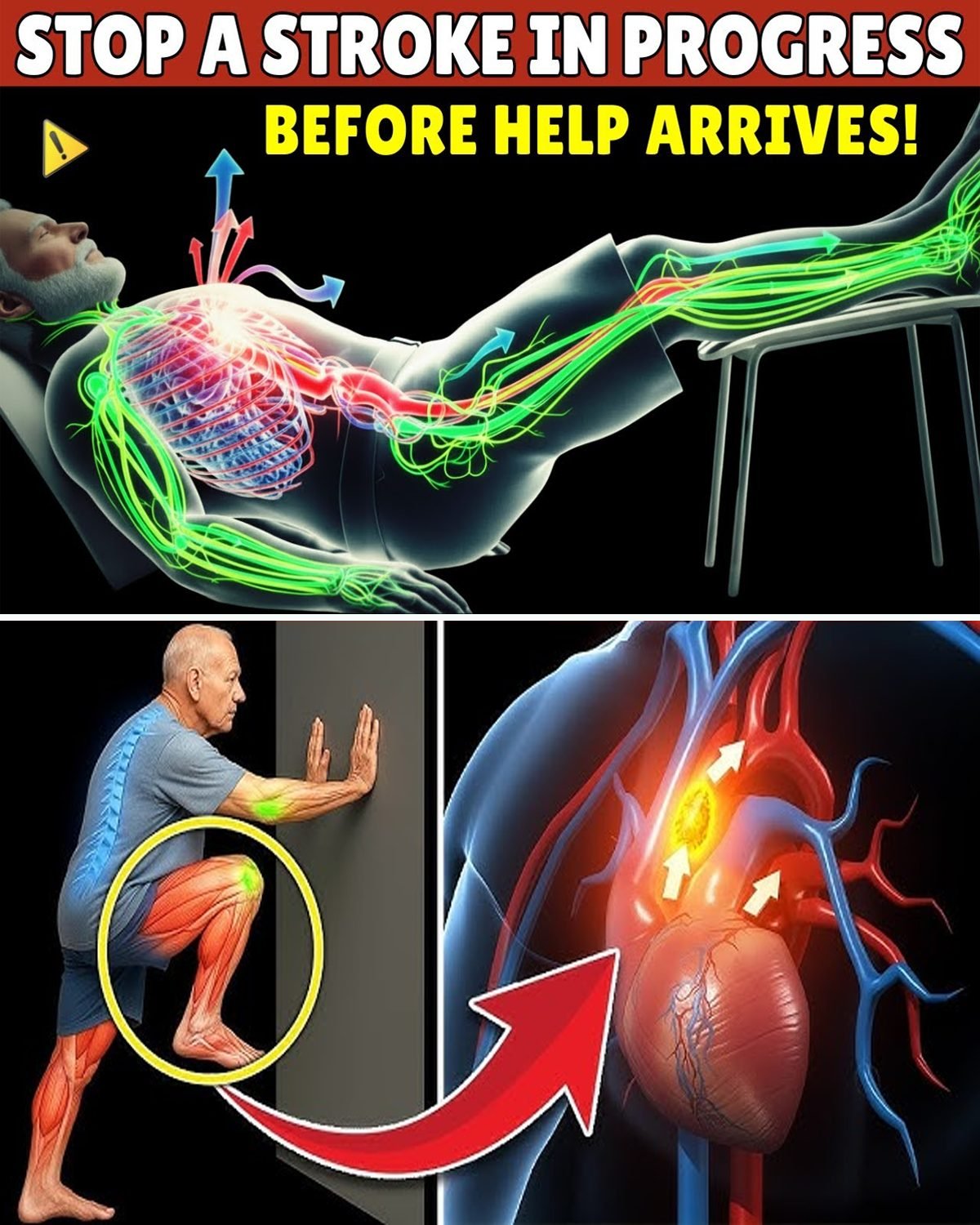 Seniors, Do THIS Before Help Arrives — The 3-Minute Trick That Stops a Stroke!