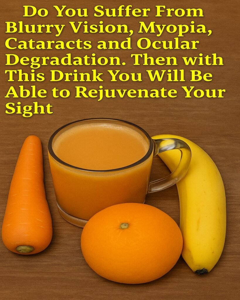 Carrot, Orange & Banana Juice: The Natural Drink to Rejuvenate Your Eyes