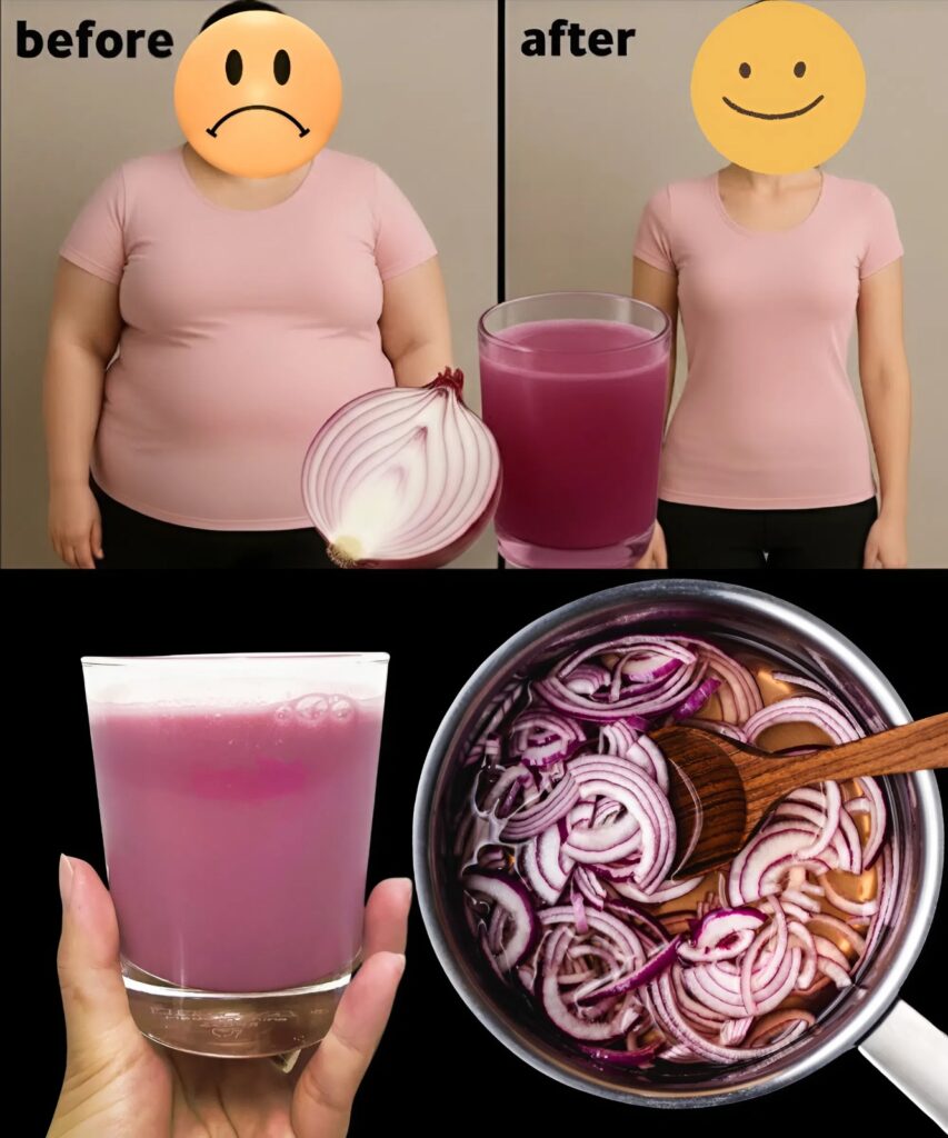 The Incredible Purple Onion Drink That Helps Burn Belly Fat Naturally
