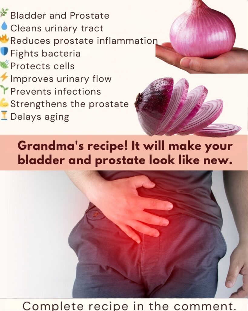 🌿 Onion and Its Peel: Natural Allies for Prostate and Bladder Health