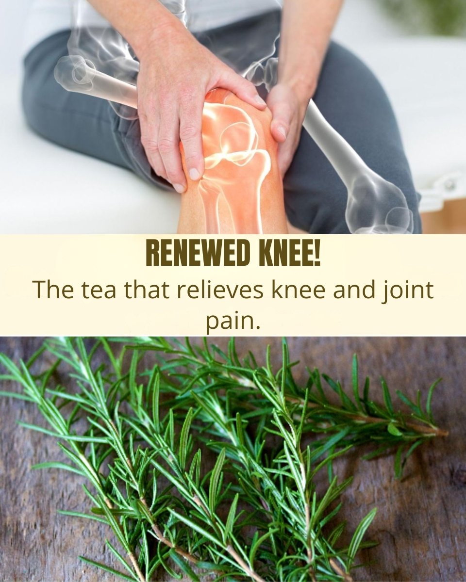 🌿 Laurel & Rosemary Infusion: A Natural Way to Soothe Knee Discomfort 🌼