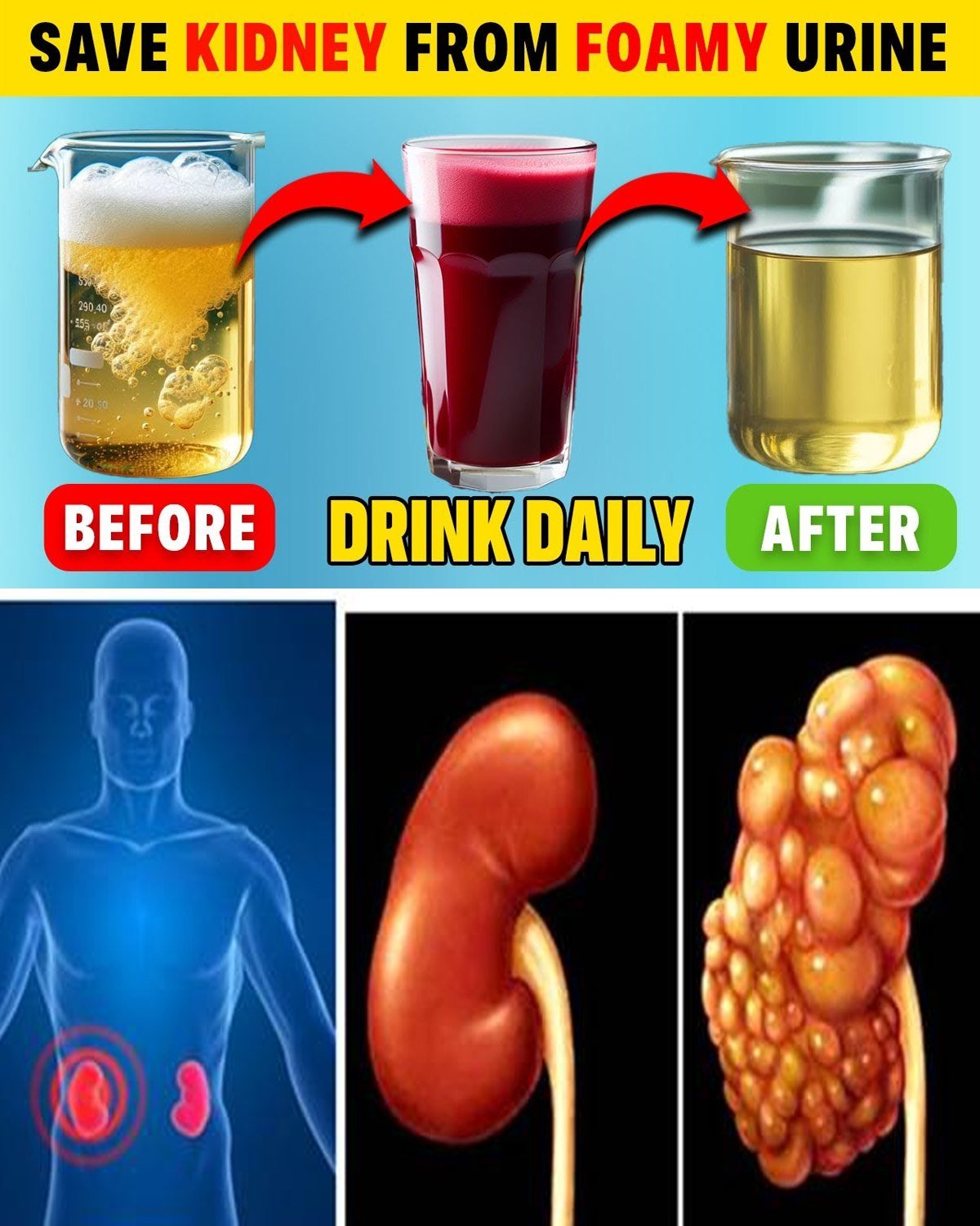 Top 10 Super Drinks to Potentially Ease Proteinuria and Support Kidney Health Fast