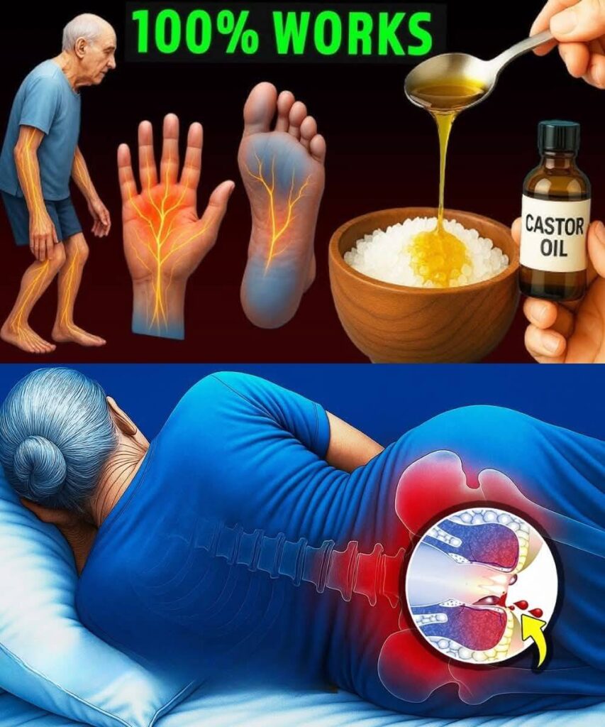 Old Doctors’ Secret: 2 Drops of Castor Oil on Honey Changes Life for Women After 50!
