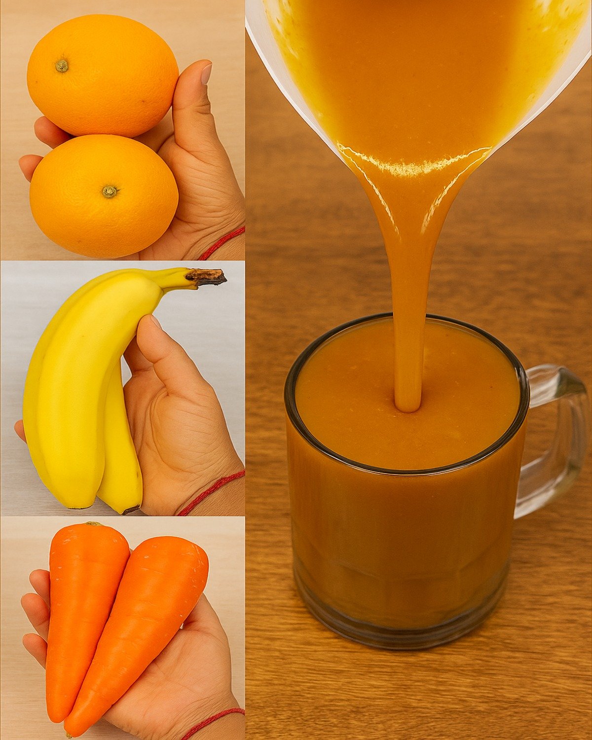 Brighten Your Days with Orange, Banana & Carrot Smoothie: Your Sunshine Blend for Energy and Radiant Skin?