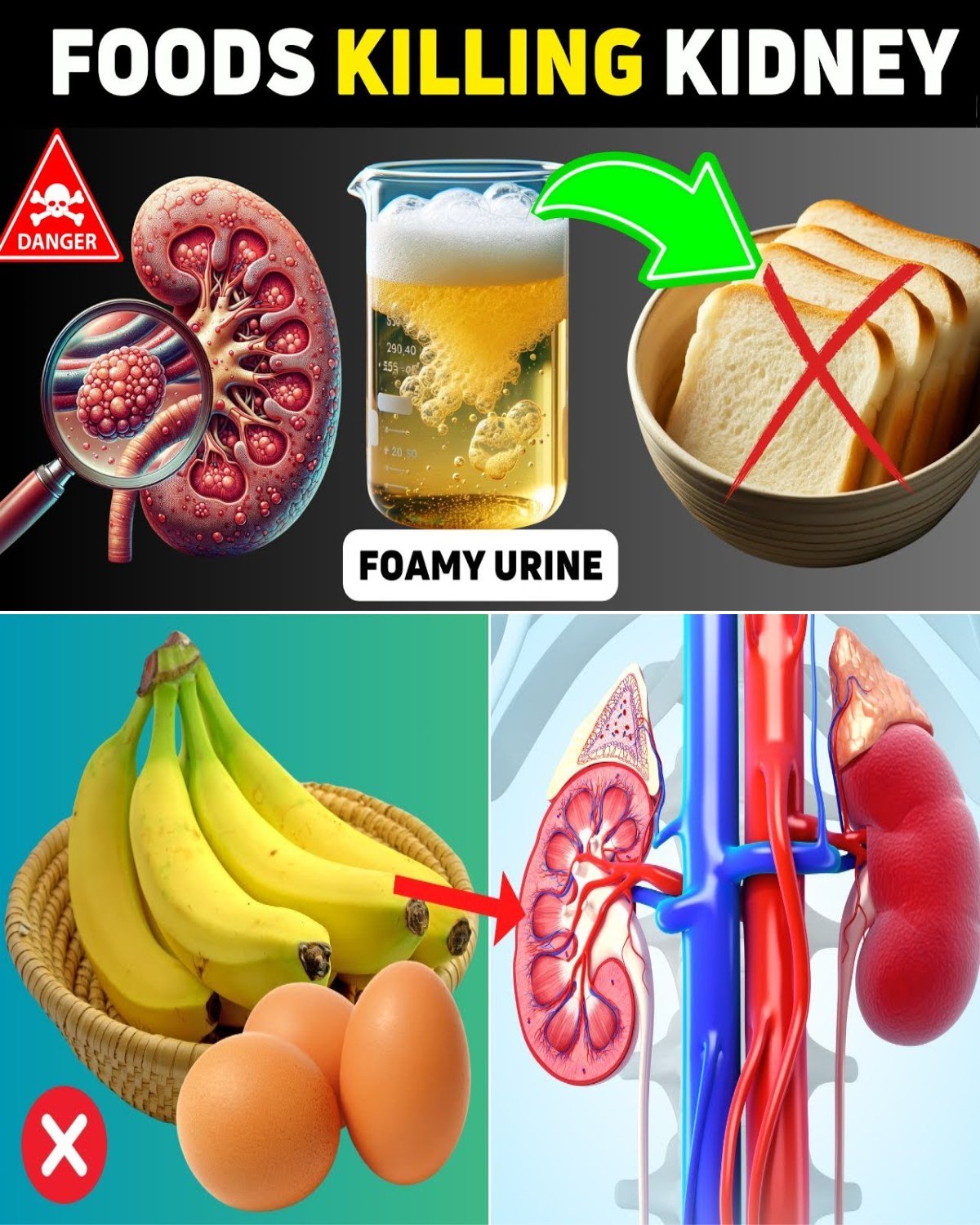 You cannot Heal Your Kidney and Proteinuria if You eat these 20 Foods