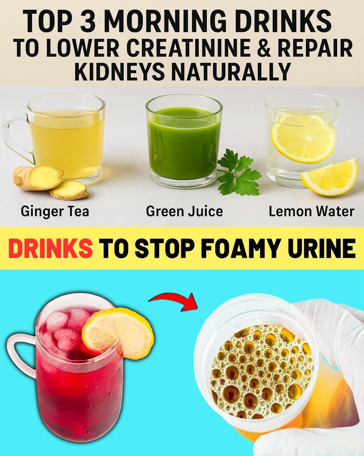 Top 10 Super Drinks to Potentially Ease Proteinuria and Support Kidney Health Fast