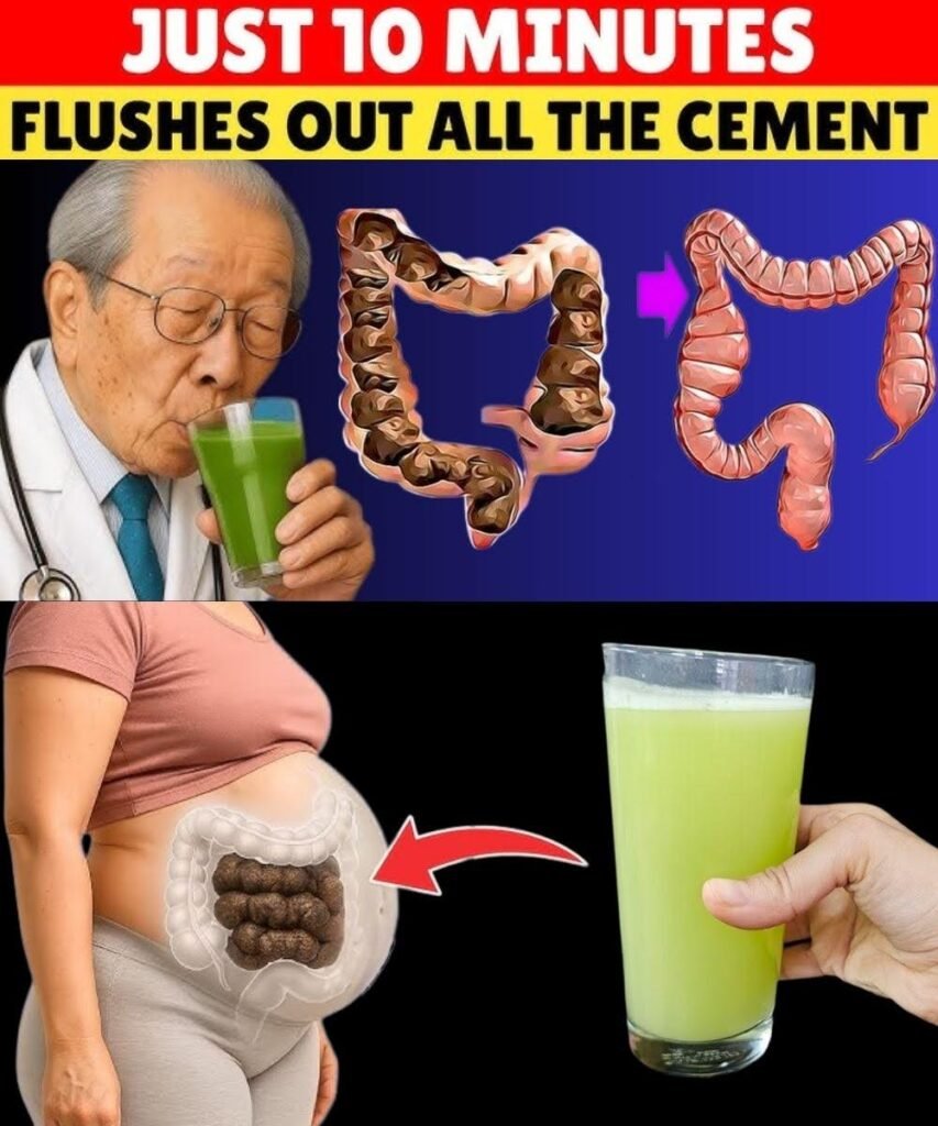  Japan’s Oldest Doctor Reveals: Drink Just 1 Glass and CLEANSE Your Entire Colon in 10 Minutes!