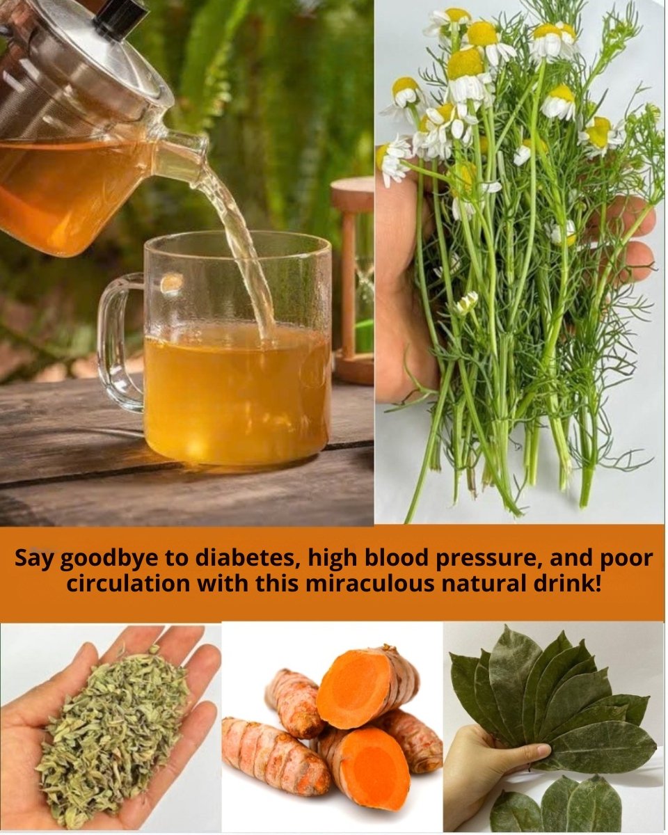 🌿 Natural Drink to Support Healthy Blood Sugar, Pressure & Circulation 💧✨