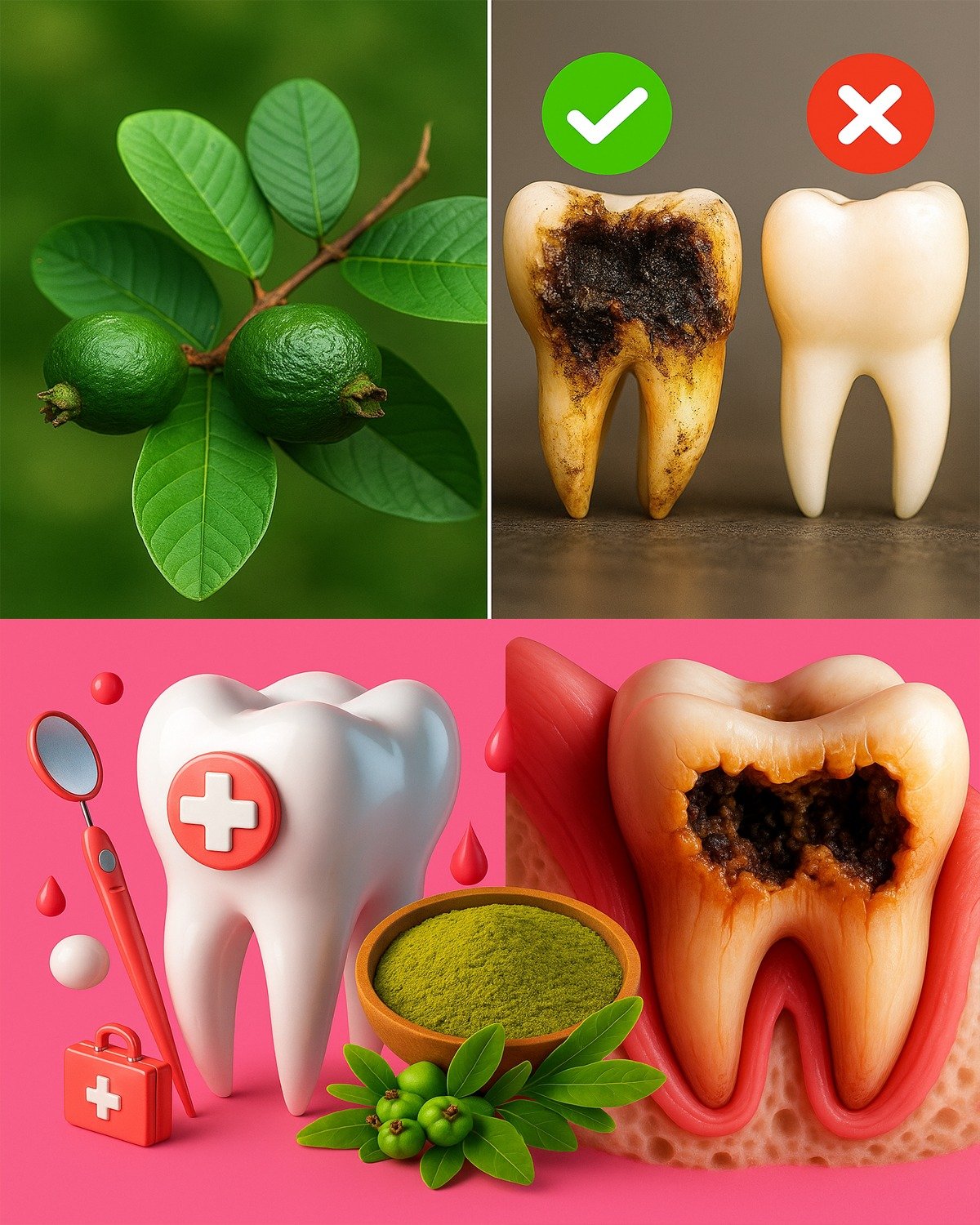 Unlock Nature’s Secret: 3 Powerful Guava Leaf Remedies for Tooth Decay Relief
