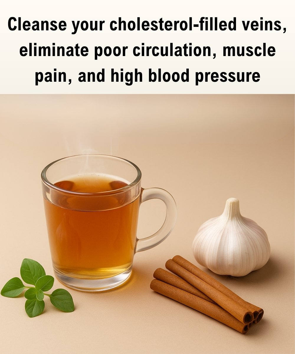 Say Goodbye to Parasites, Cholesterol, High Blood Pressure, and Poor Circulation With This 7-Day Homemade Drink