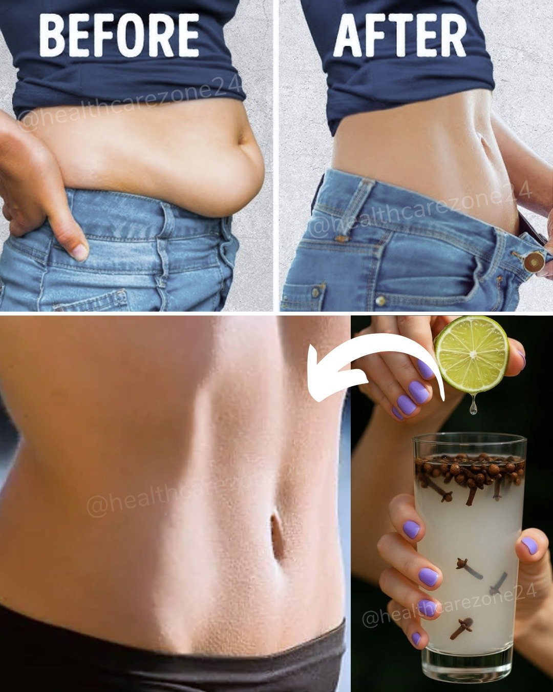 Clove Lemon Chia Collagen Drink: Erase Wrinkles & Dark Spots