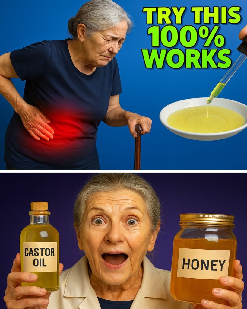 Old Doctors’ Secret: 2 Drops of Castor Oil on Honey Unlock Vibrant Health After 50