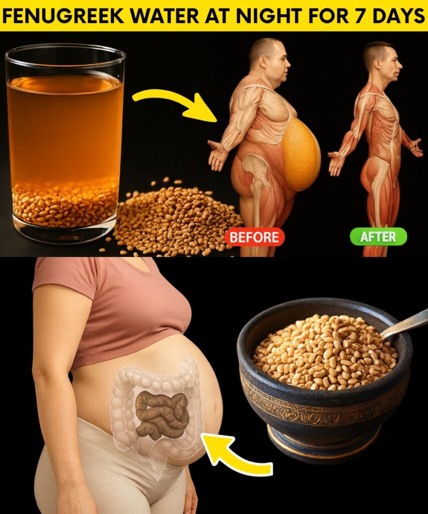 Β The Golden Elixir: 7 Nights of Fenugreek Water to Master Blood Sugar and Shrink Your Belly