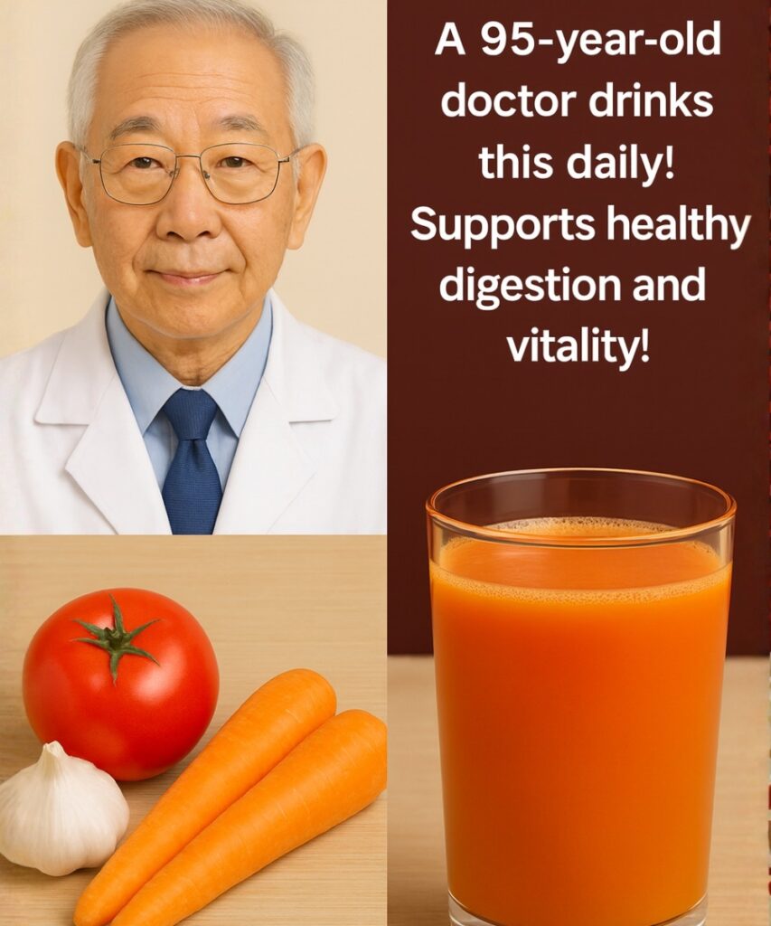 The Daily Drink for Digestion & Vitality: Tomato–Carrot–Garlic Juice