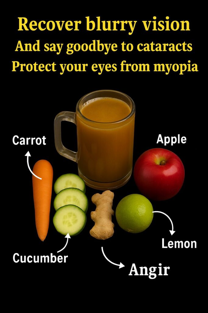  Eye-Opening Smoothie for Crystal-Clear Vision: Fight Cataracts and Myopia Naturally!