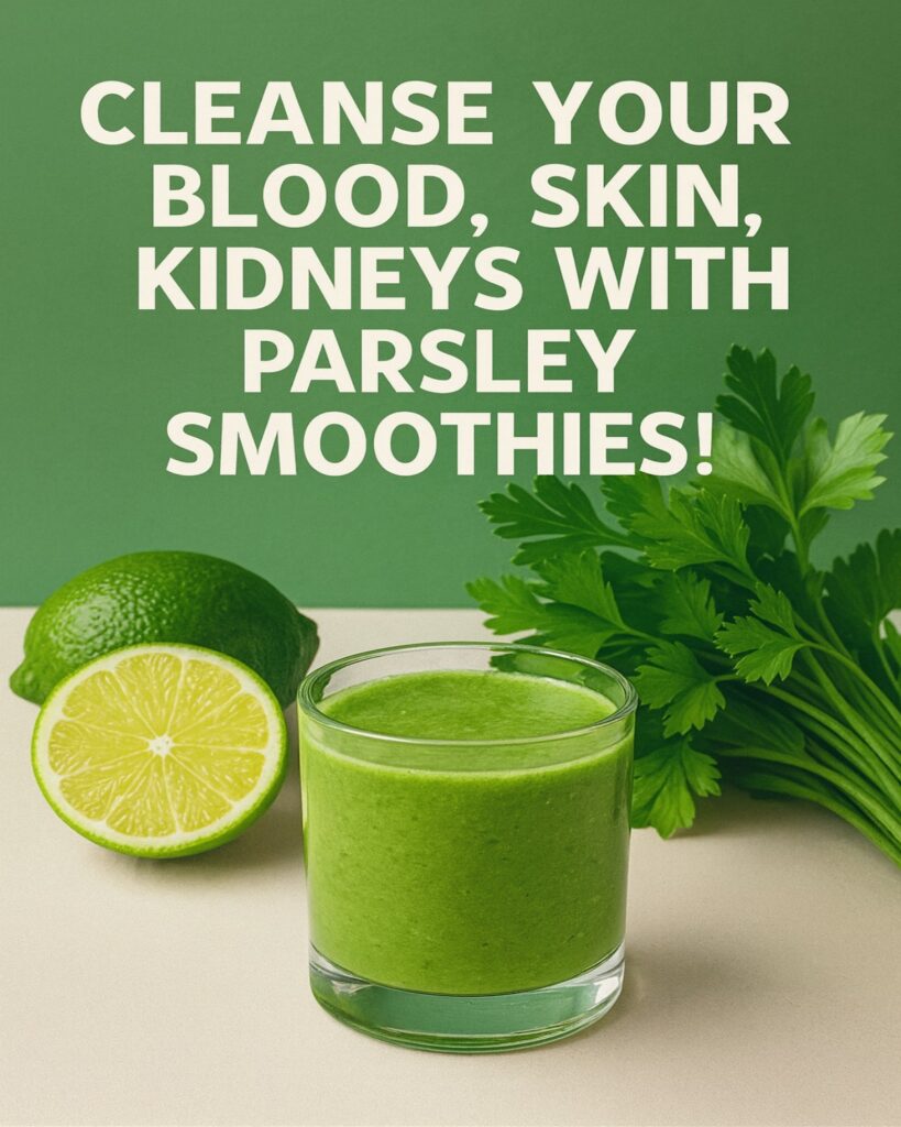 Parsley, Lime & Kale Smoothie: The 60-Second Green Elixir That May Flush Toxins, Clear Skin, and Wake Up Tired Kidneys