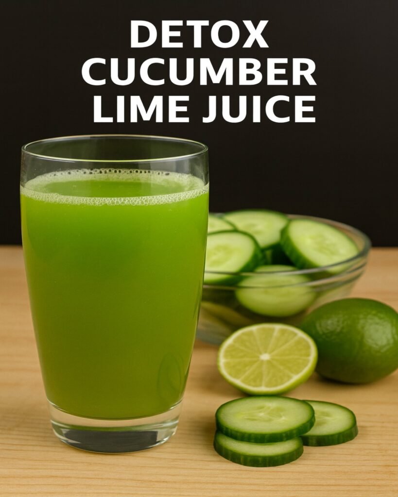 Refresh Your Body Overnight: The Simple Cucumber-Lime Drink That Hydrates Deeper Than Water and Helps You Wake Up Lighter Tomorrow
