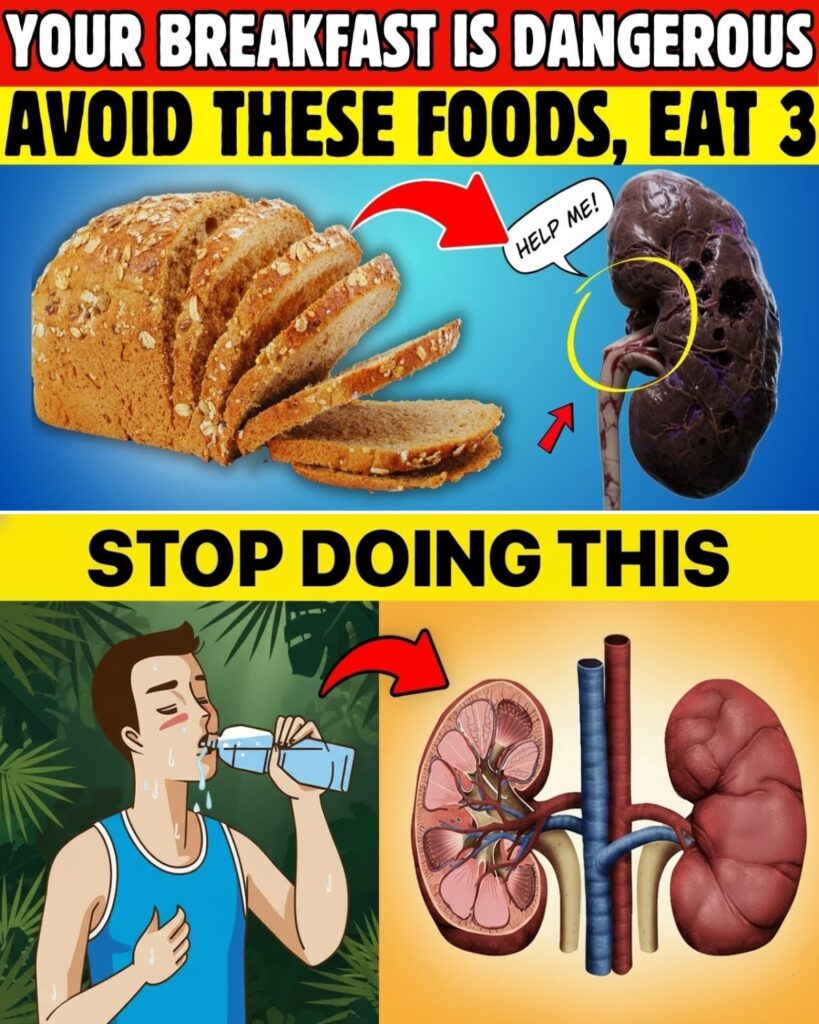 Shocking Morning Foods: 3 That Heal Your Kidneys and 3 That Destroy Them (Your Breakfast Could Be the Silent Killer—or Savior)
