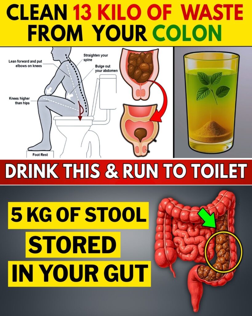 Drink Just 1 Glasses and Cleanse Your Entire Colon in 10 Minutes! Can’t Poop? This Morning Drink Will Clear You Out Fast