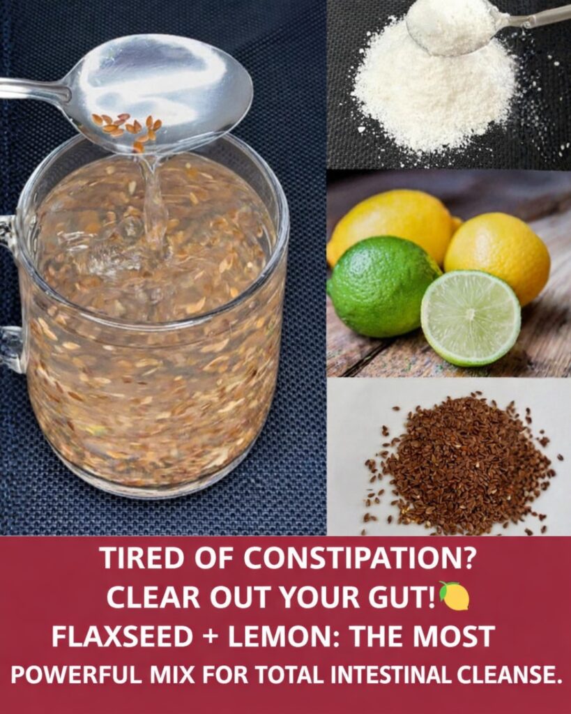 💩 FLUSH OUT ALL THE STUCK POOP! Say Goodbye to Chronic Constipation With This Powerful Natural Mix (Flaxseed, Lemon & the “Secret Powder”) 🔥