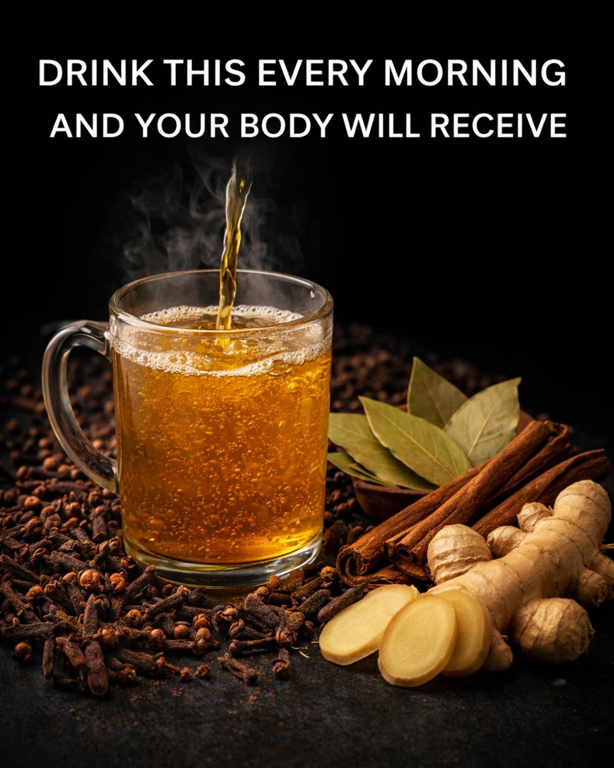 Drink This Every Morning to Gently Boost Your Health: The Warm Clove-Cinnamon-Bay-Ginger Tea