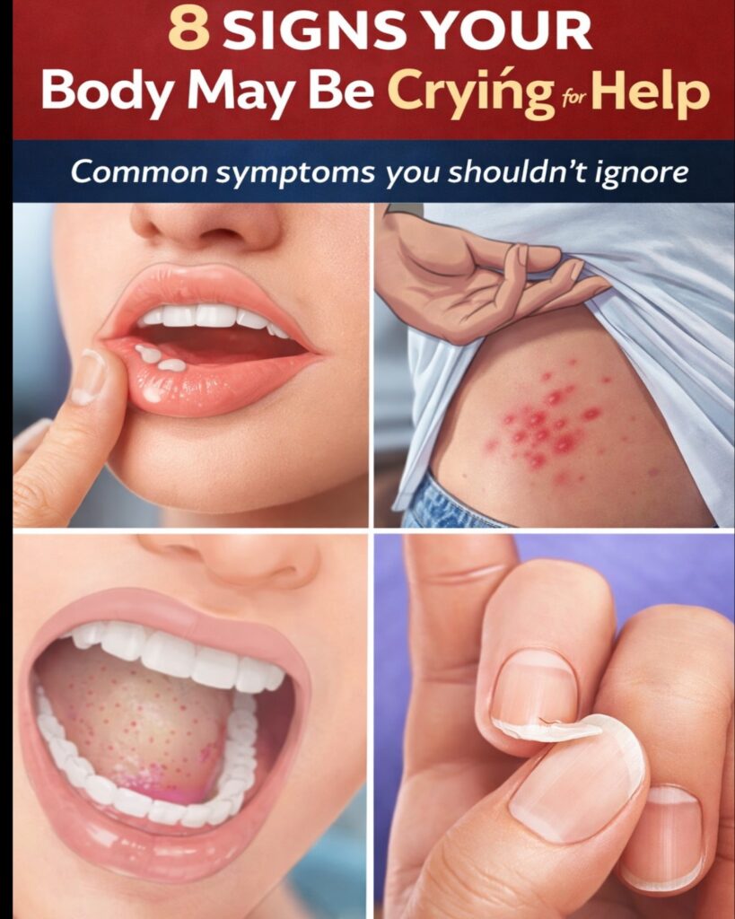 8 Signs That Your Body Is Crying for Help
