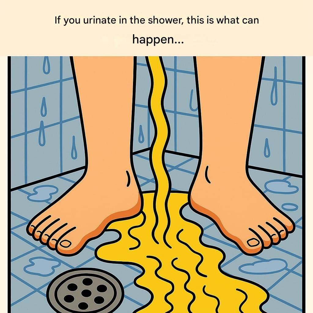 You’ll be surprised what happens if you pee in the shower.