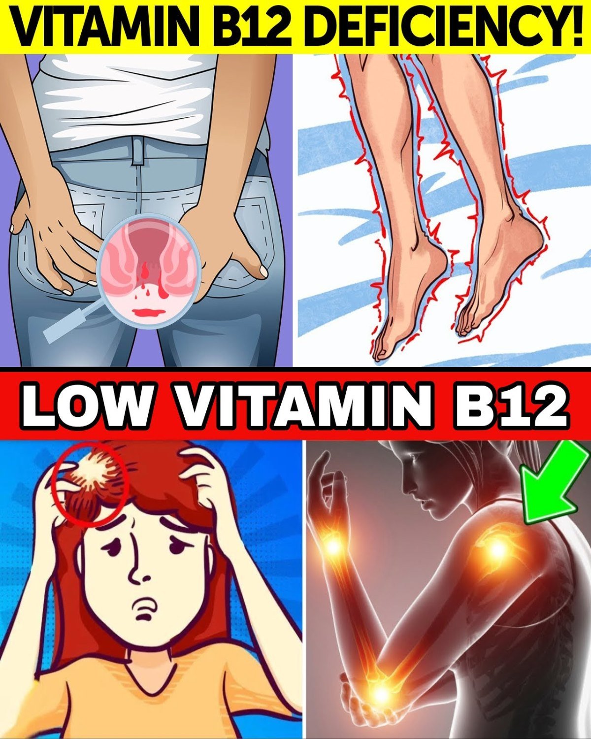 8 STRANGE Signs Your Body Is Begging for VITAMIN B12