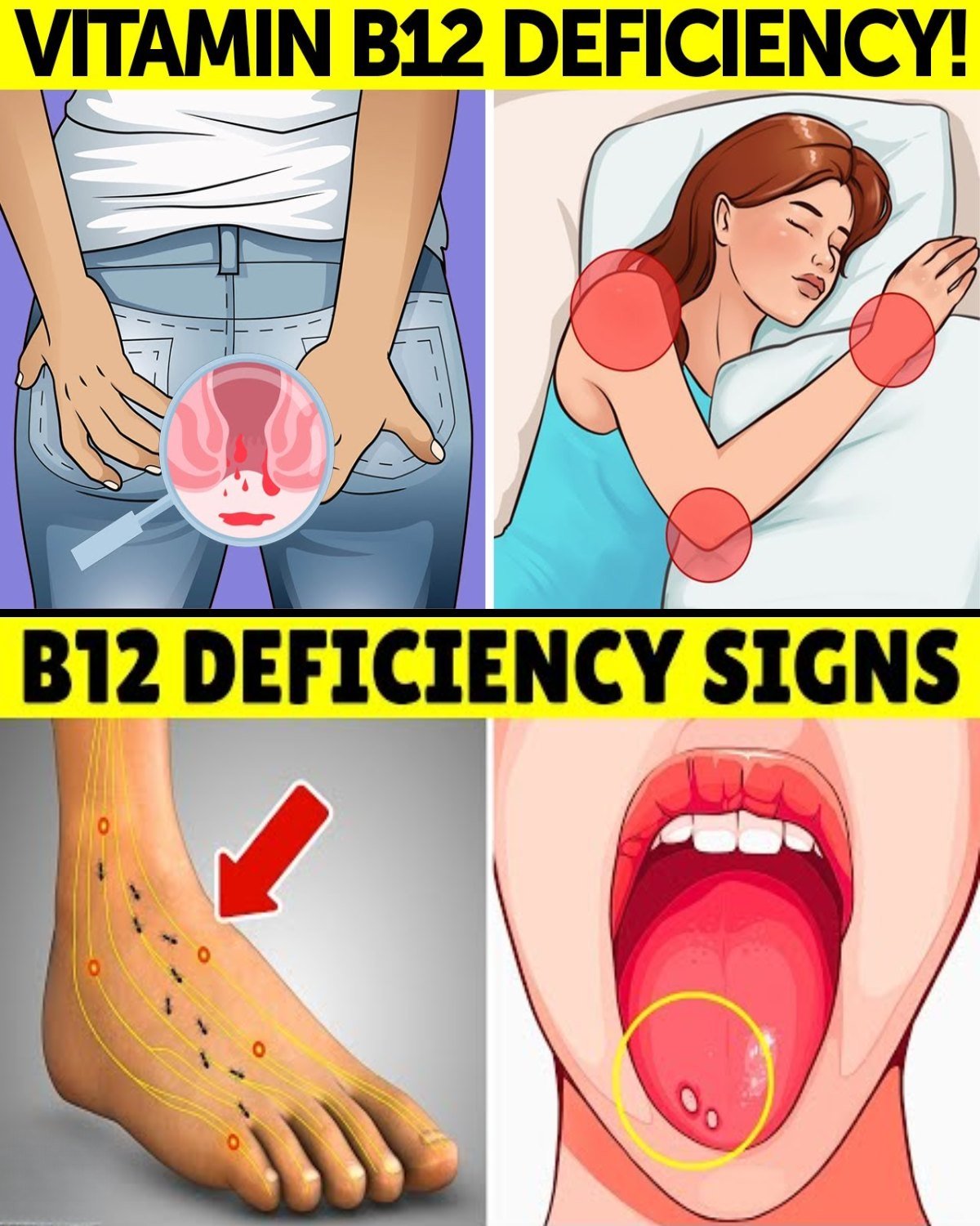 8 STRANGE Signs Your Body Is Begging for VITAMIN B12