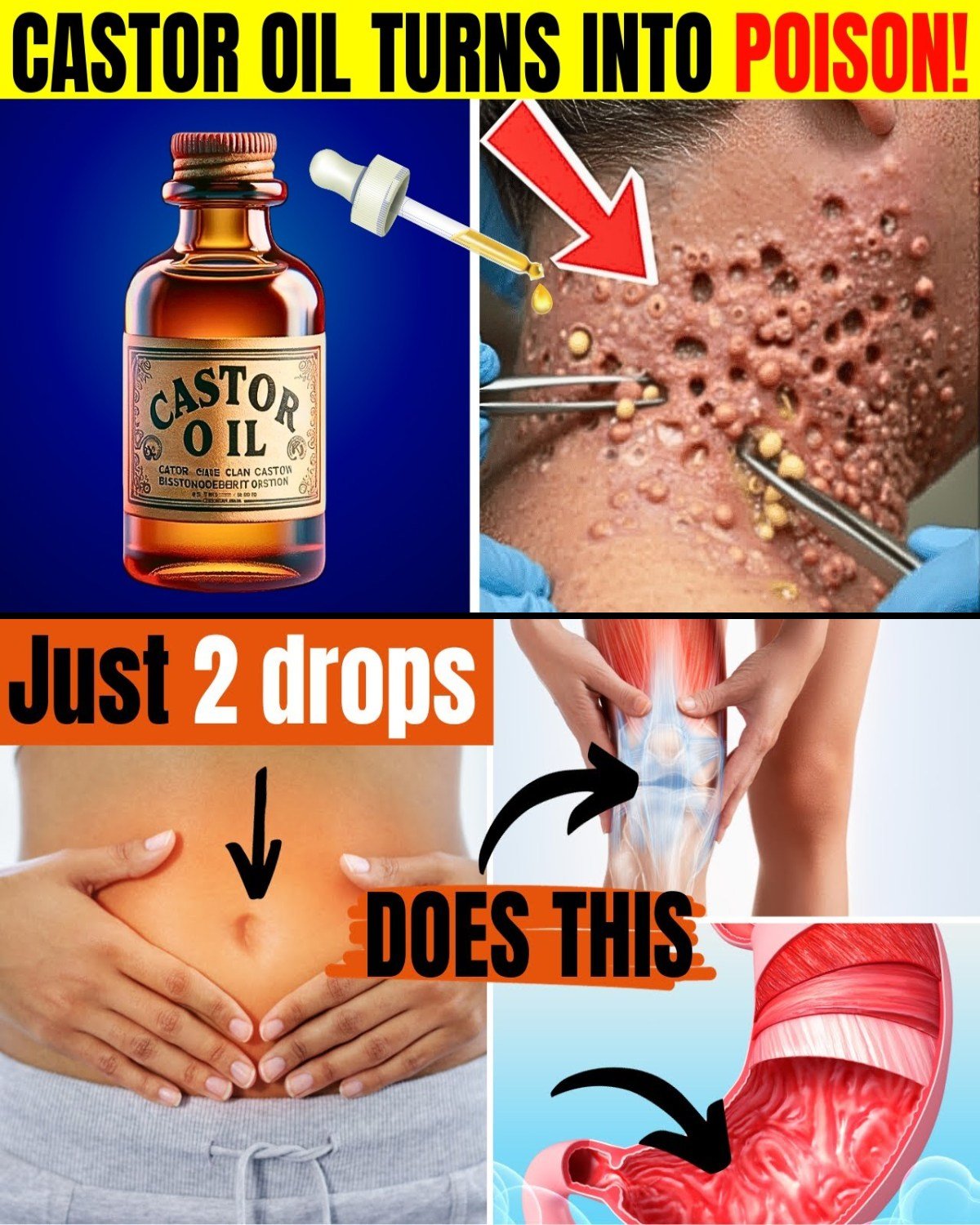 Just 2 Drops of Castor Oil in Your Navel: The Viral Trend Promising an “IRREVERSIBLE Reaction” — What’s Really Happening?