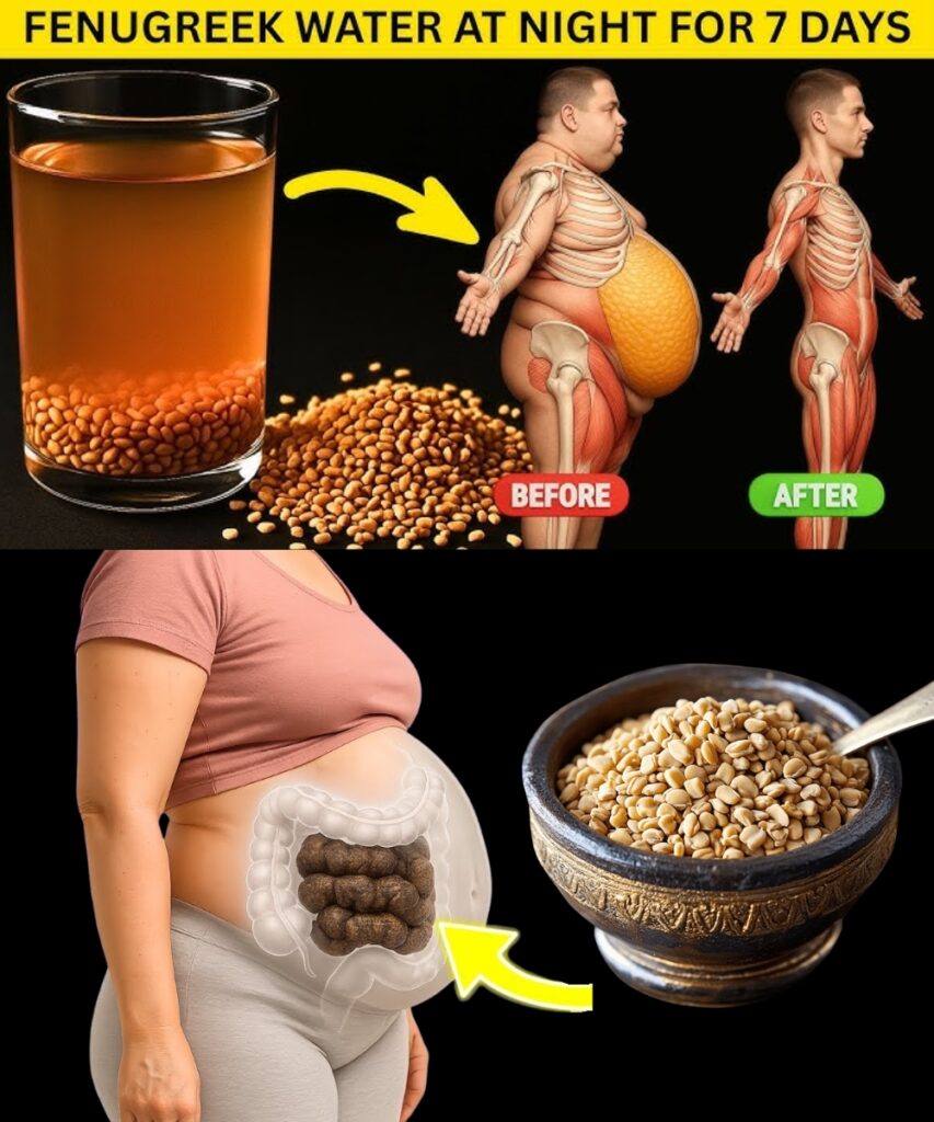 Drink Fenugreek Water at Night for 7 Days — Blood Sugar & Belly? (Doctors Never Say)