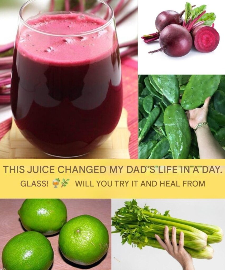 “This Miracle Juice Transformed My Dad’s Life in Just One Glass! ”
