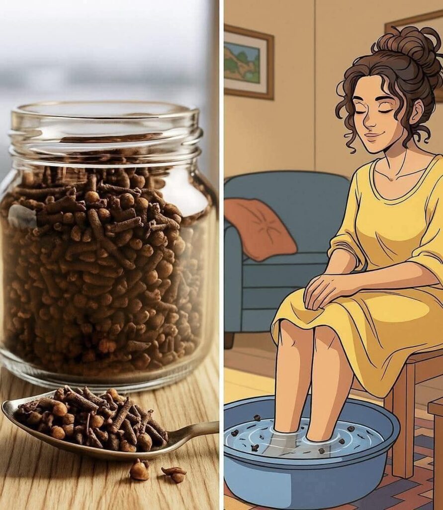 Clove Foot Soak for Relaxation and Wellness 