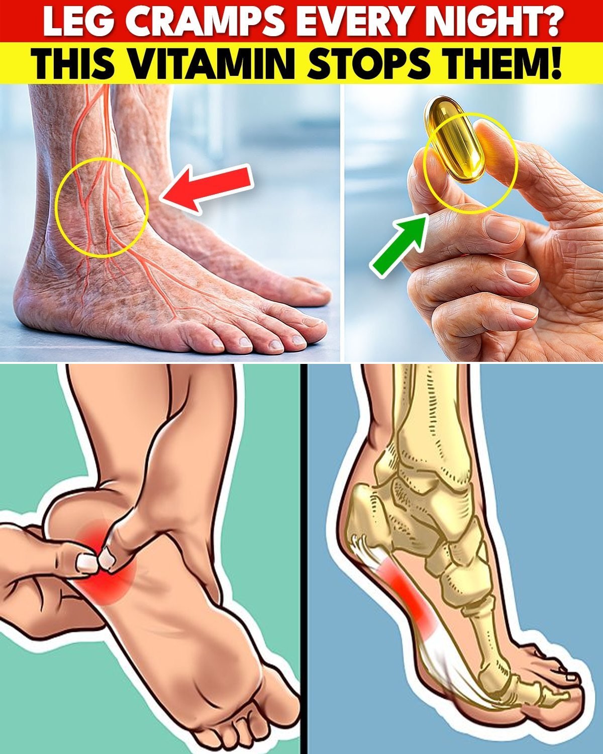 Take These 3 Vitamins to Build Stronger Legs Fast After 60