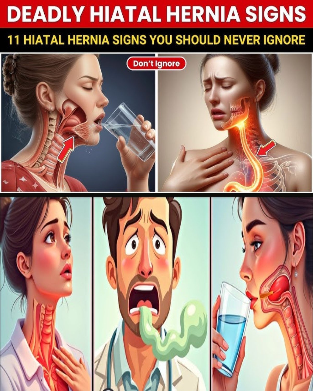 10 Hiatal Hernia Signs and Symptoms You Should Know!