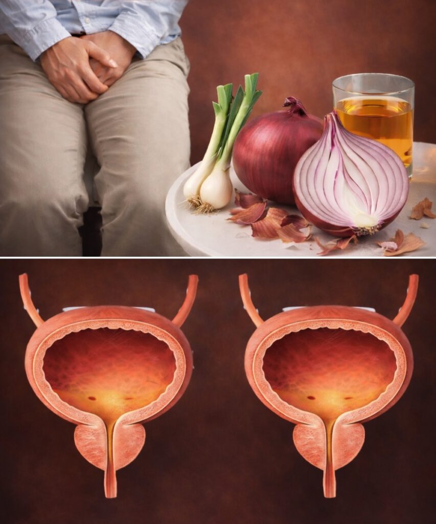 Drink This Onion Peel Tea Before Bed – What Happens to Your Prostate and Bladder Will Surprise You