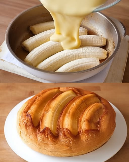  Upside-Down Banana Cake