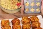 Red Pepper Zucchini Muffins