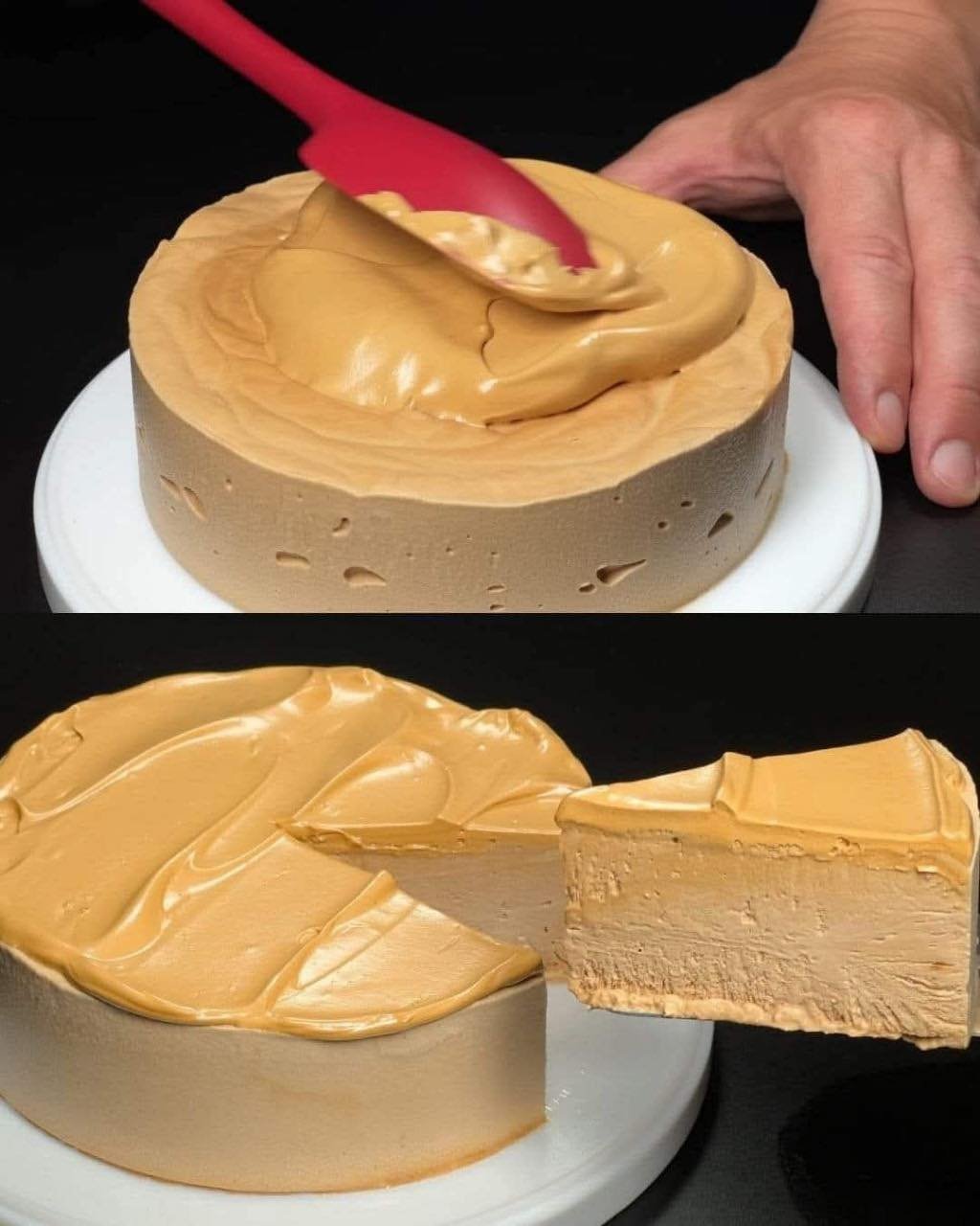 No-Bake Coffee Mousse Cake