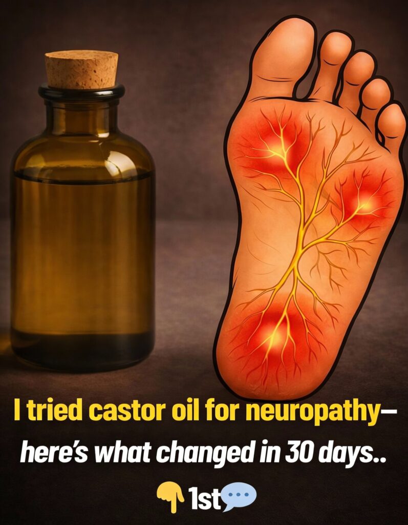 I used castor oil for neuropathy – here’s what happened in 30 days!