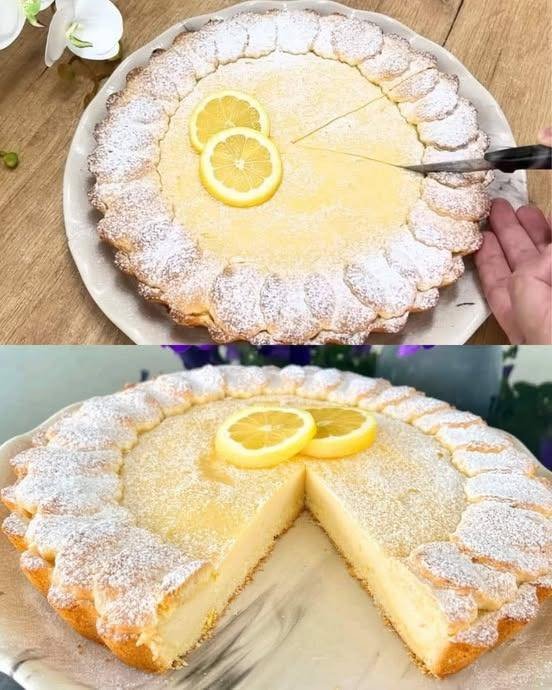 Classic Italian Creamy Lemon Cake