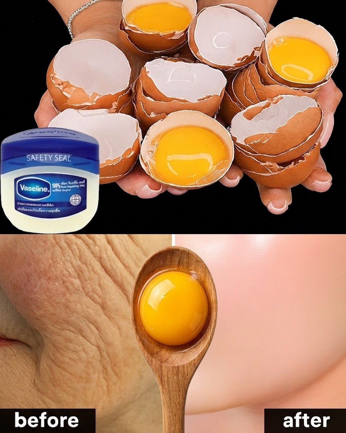 No More Wrinkles at 65! The Egg-Yolk & Vaseline Night Mask That Plumped My Mom’s Face So Much Her Friends Thought She Got Fillers