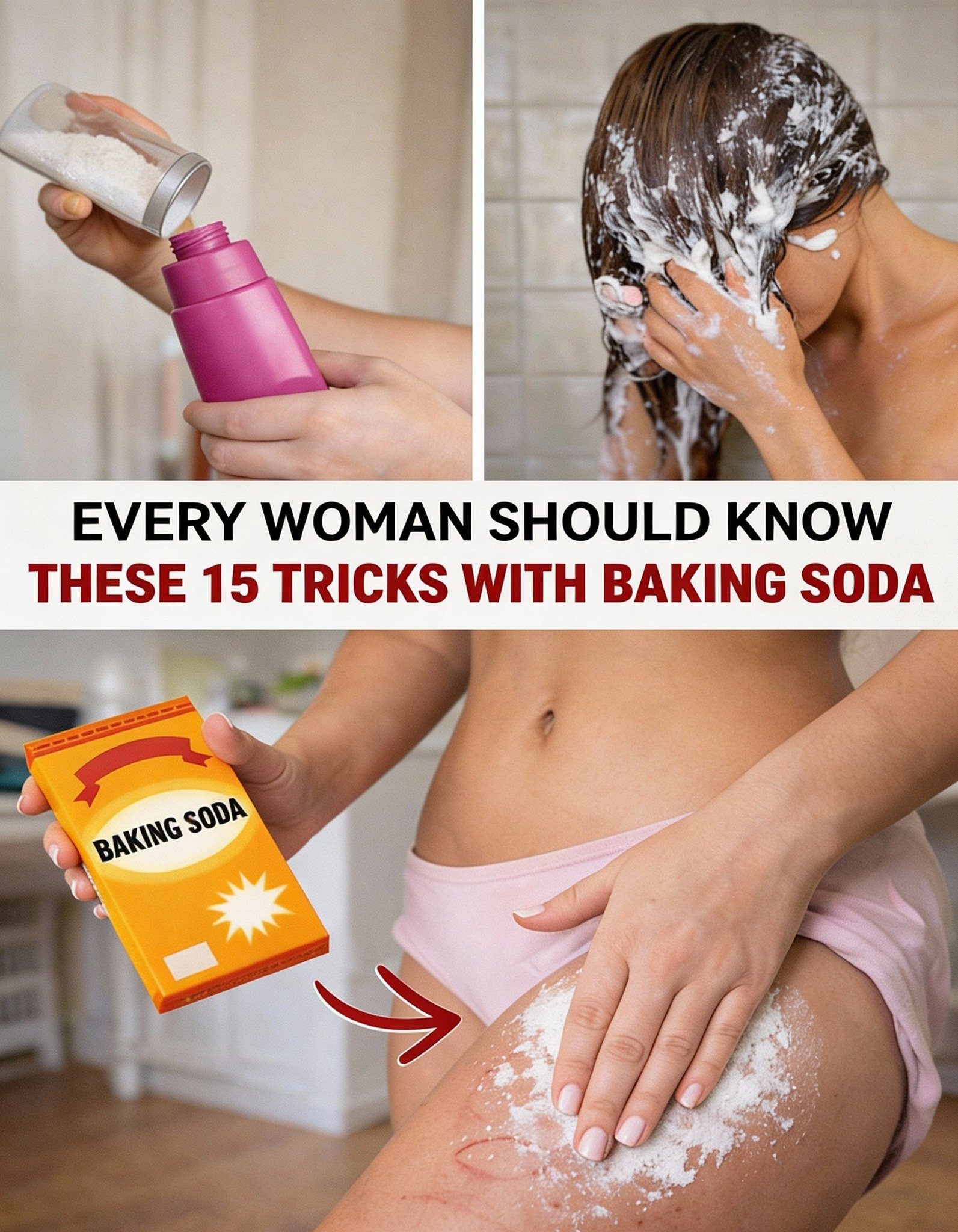 15 Brilliant Baking Soda Tricks Every Woman Should Know